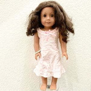 2014 AMERICAN DOLL Truly Me? Brunette Curly Hair Hazel Eyes 18” Girl Doll